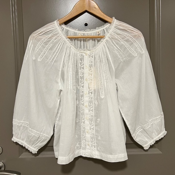 DÔEN Abigail Top, Size XS, in Salt - Picture 7 of 14